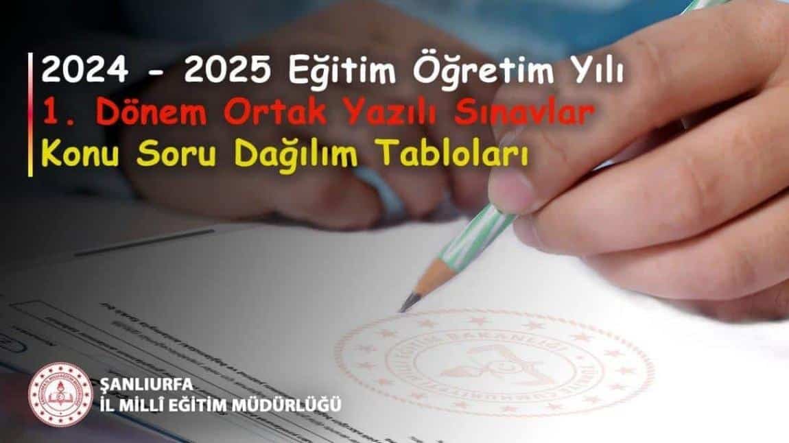 Sınavlarda çıkacak soruların dağılımı belli oldu